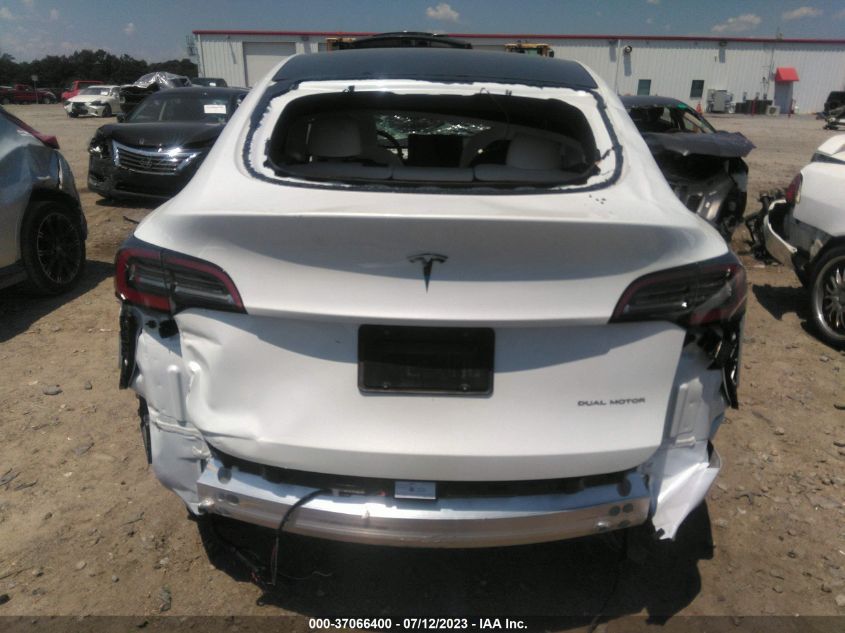 2022 TESLA MODEL Y - 7SAYGDEE6NF517633