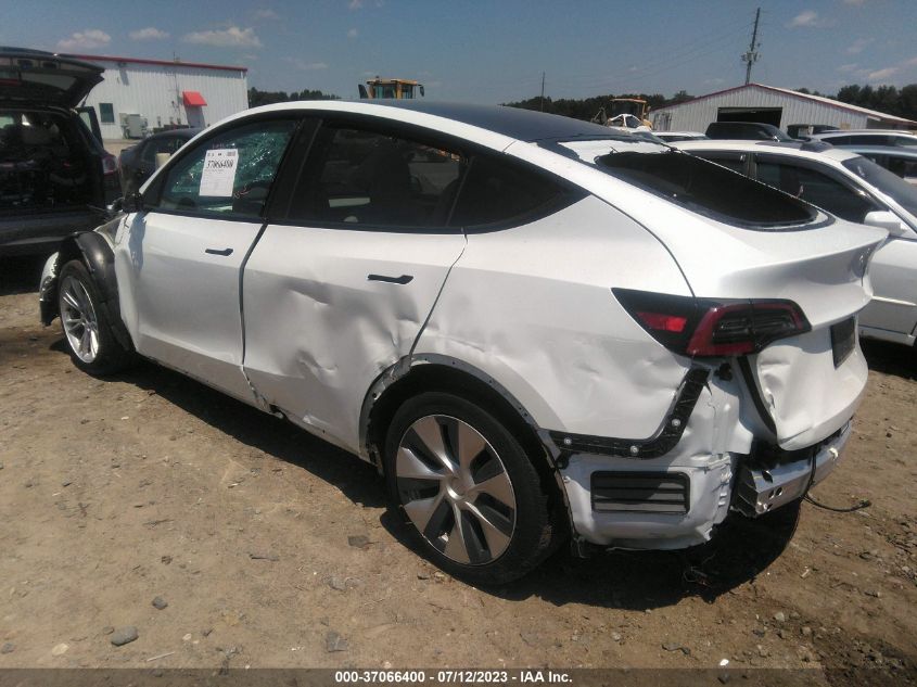 2022 TESLA MODEL Y - 7SAYGDEE6NF517633