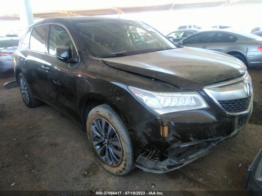 2014 ACURA MDX TECHNOLOGY - 5FRYD4H41EB015295