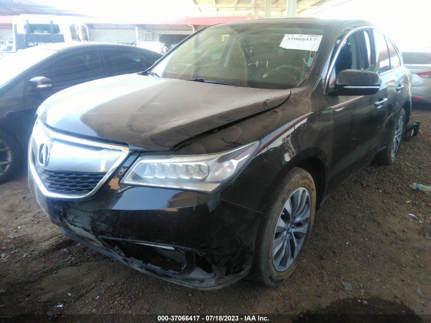 2014 ACURA MDX TECHNOLOGY - 5FRYD4H41EB015295