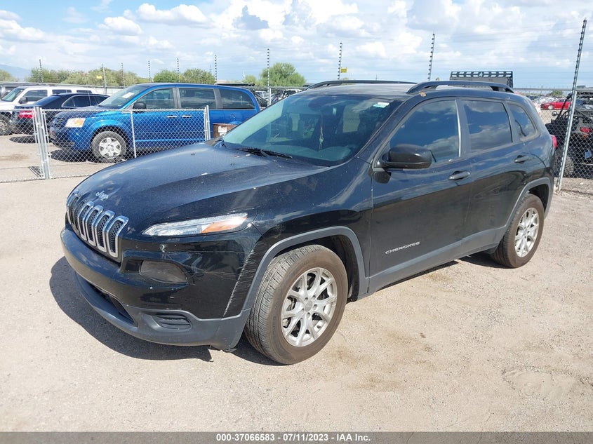 VIN 1C4PJLAB0HW591503 2017 JEEP CHEROKEE SPORT