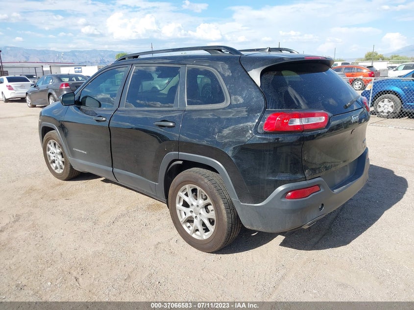 VIN 1C4PJLAB0HW591503 2017 JEEP CHEROKEE SPORT