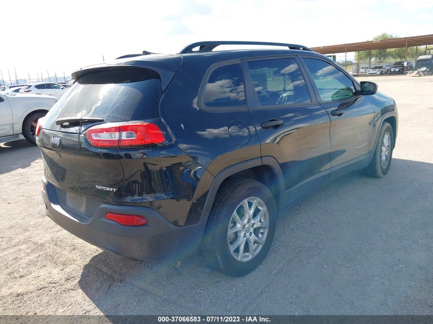 VIN 1C4PJLAB0HW591503 2017 JEEP CHEROKEE SPORT