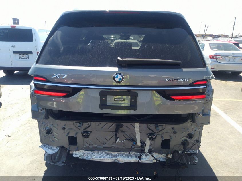 2023 BMW X7 XDRIVE40I - 5UX23EM09P9P74517