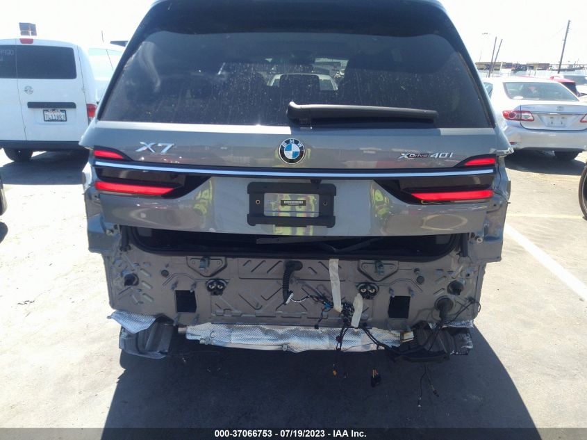 2023 BMW X7 XDRIVE40I - 5UX23EM09P9P74517