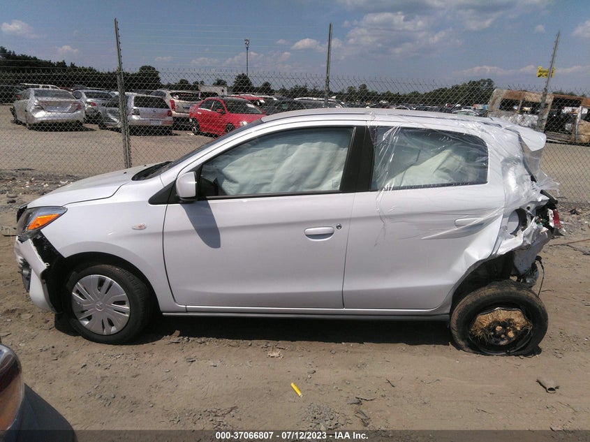 VIN ML32AUHJ6NH002759 2022 MITSUBISHI MIRAGE ES/LE