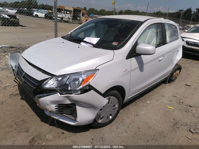 VIN ML32AUHJ6NH002759 2022 MITSUBISHI MIRAGE ES/LE