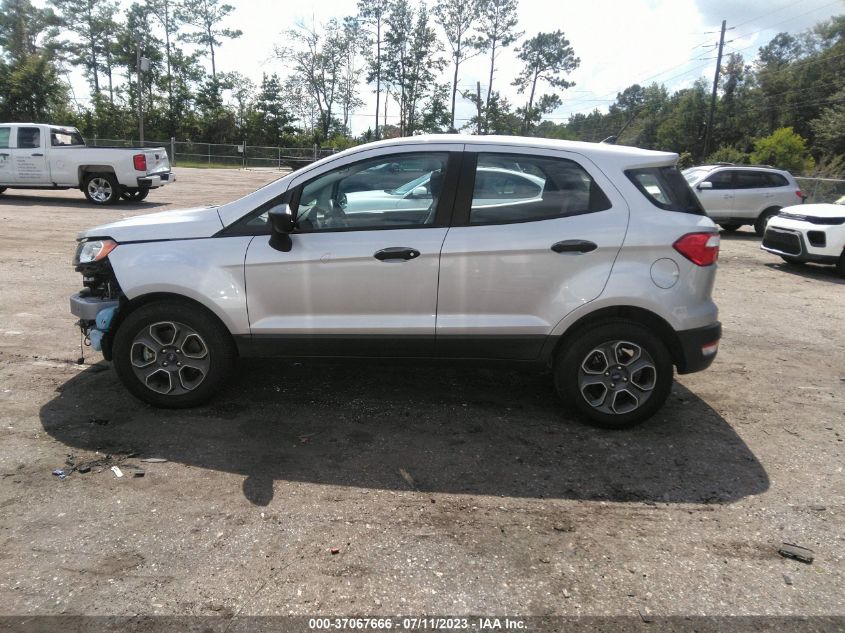 2021 FORD ECOSPORT S - MAJ3S2FE6MC407076