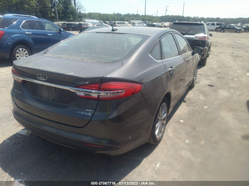 2017 FORD FUSION HYBRID SE - 3FA6P0LU0HR198956