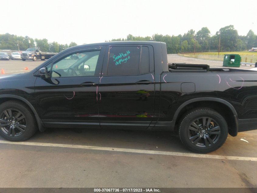 2017 HONDA RIDGELINE SPORT - 5FPYK2F16HB005474