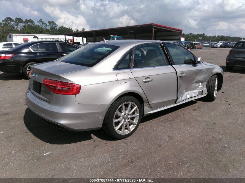 2014 AUDI A4 PREMIUM PLUS - WAUEFAFL8EN039230