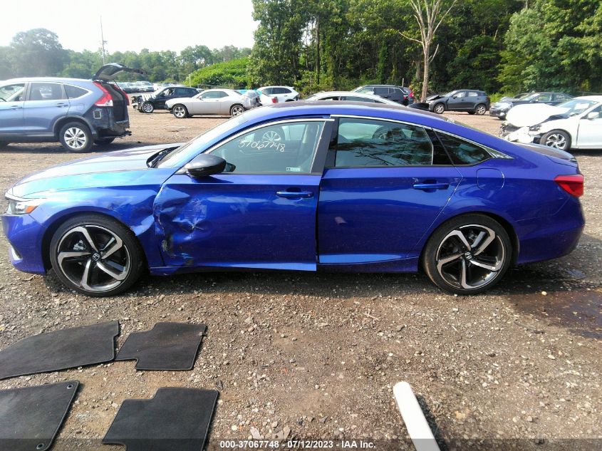 2022 HONDA ACCORD SEDAN SPORT SE - 1HGCV1F48NA066703