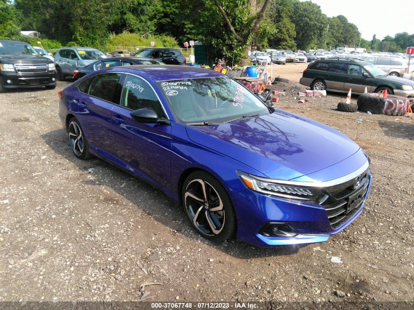 2022 HONDA ACCORD SEDAN SPORT SE - 1HGCV1F48NA066703