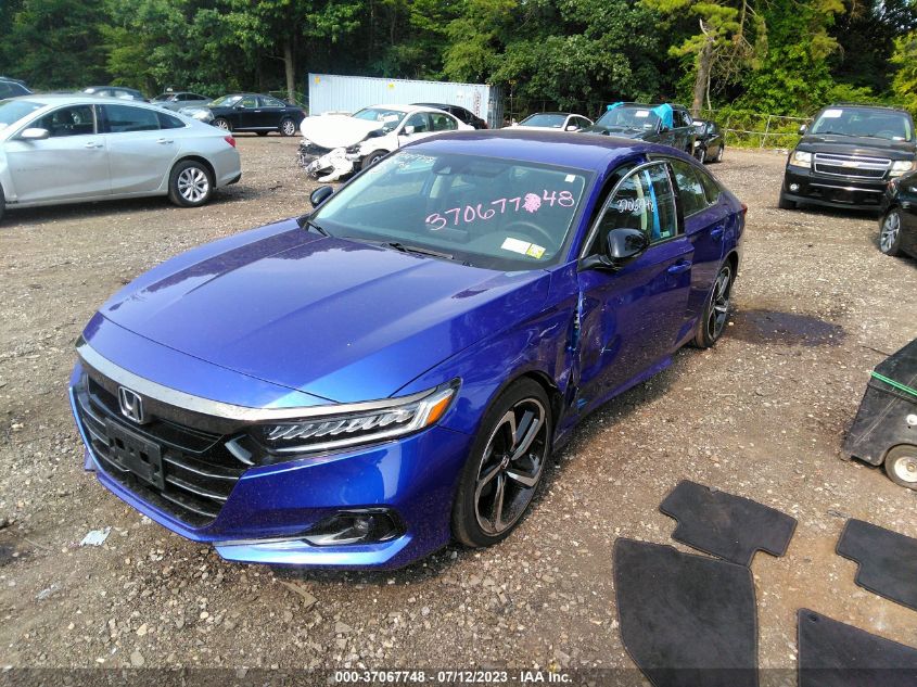 2022 HONDA ACCORD SEDAN SPORT SE - 1HGCV1F48NA066703