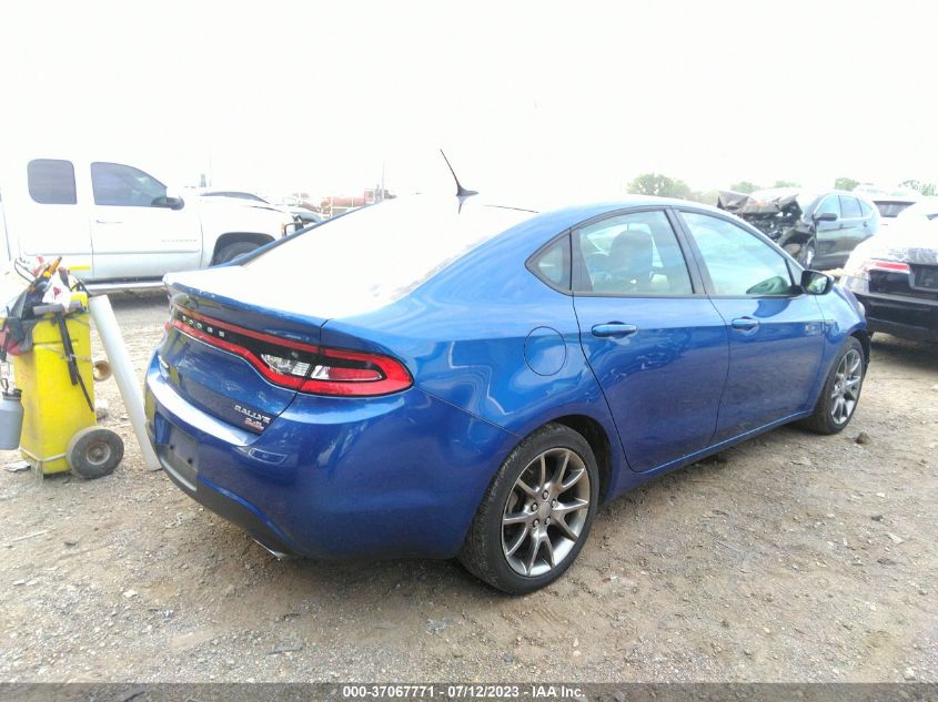 2014 DODGE DART SXT - 1C3CDFBB4ED747172