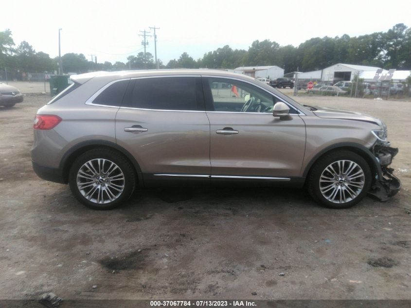 2018 LINCOLN MKX RESERVE - 2LMPJ6LR6JBL40570