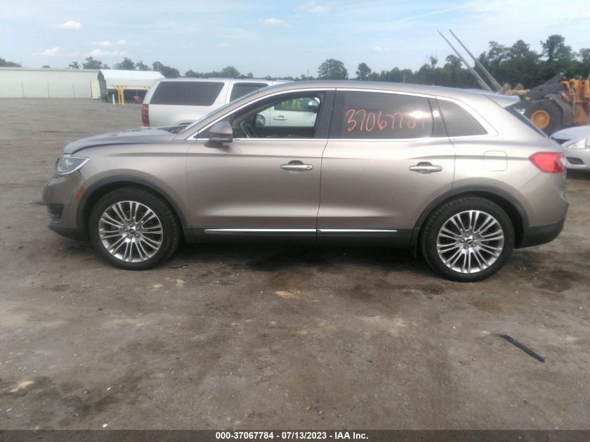2018 LINCOLN MKX RESERVE - 2LMPJ6LR6JBL40570