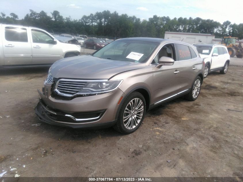 2018 LINCOLN MKX RESERVE - 2LMPJ6LR6JBL40570