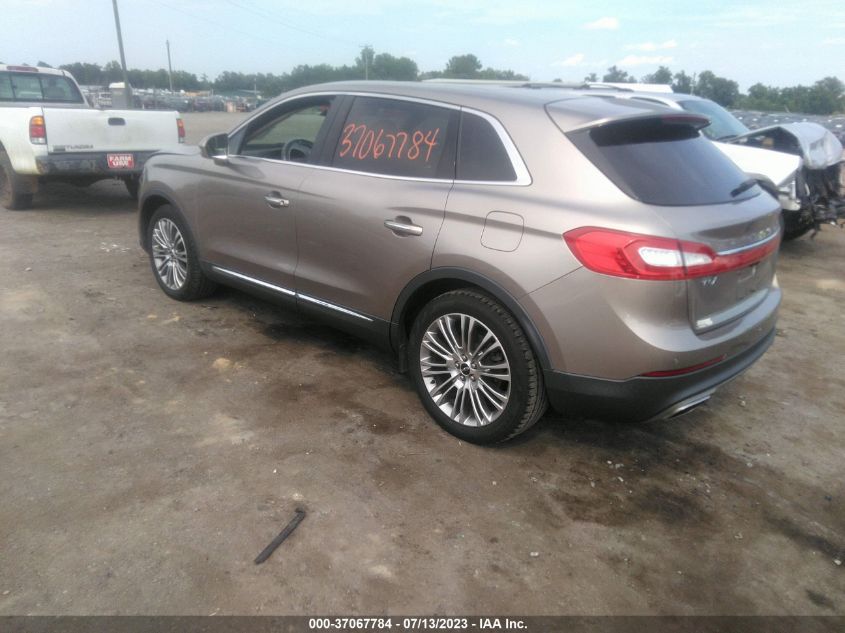 2018 LINCOLN MKX RESERVE - 2LMPJ6LR6JBL40570