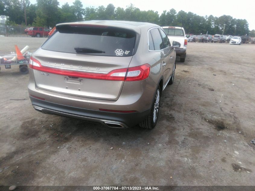 2018 LINCOLN MKX RESERVE - 2LMPJ6LR6JBL40570