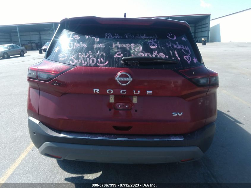2022 NISSAN ROGUE SV - 5N1BT3BA2NC697812