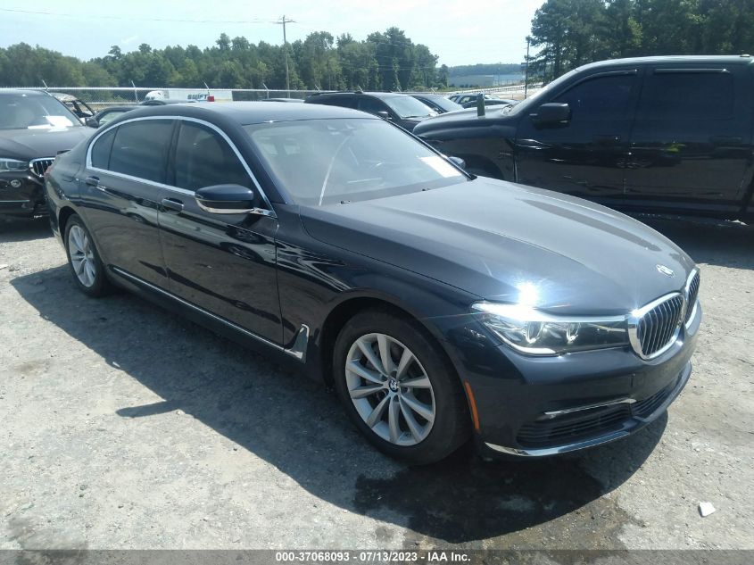 2017 BMW 7 SERIES 740I XDRIVE - WBA7E4C37HGV23383
