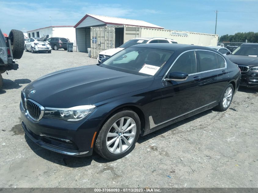 2017 BMW 7 SERIES 740I XDRIVE - WBA7E4C37HGV23383