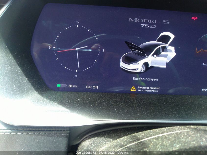 2018 TESLA MODEL S - 5YJSA1E26JF274084