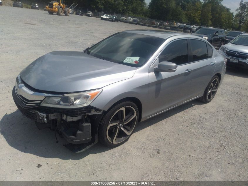 2016 HONDA ACCORD SEDAN EX-L - 1HGCR2F89GA169693