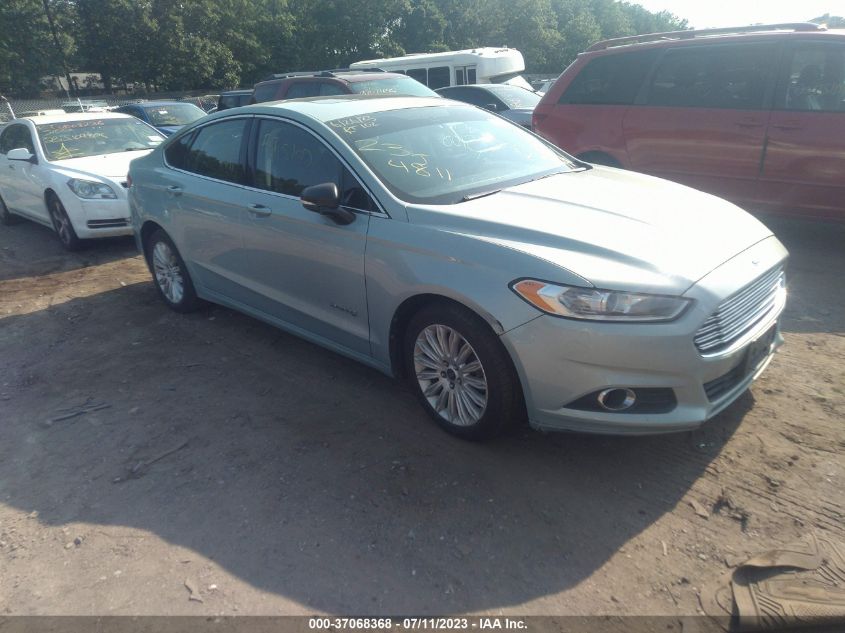 2013 FORD FUSION SE HYBRID - 3FA6P0LU9DR109945