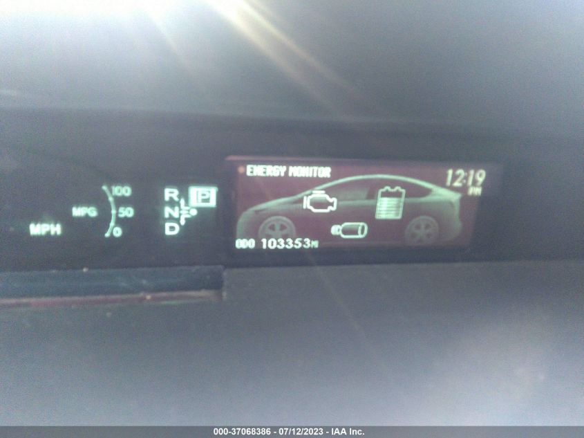 2013 TOYOTA PRIUS - JTDKN3DU6D5639498