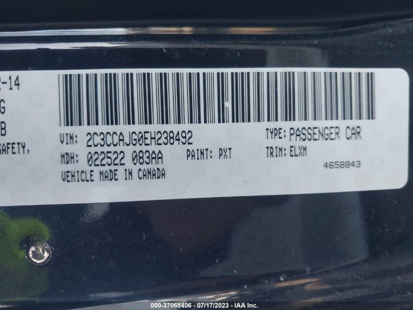 2014 CHRYSLER 300 300C JOHN VARVATOS - 2C3CCAJG0EH238492