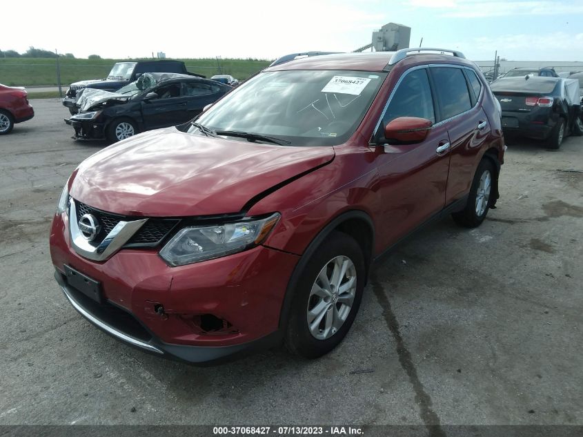 2016 NISSAN ROGUE SV - KNMAT2MV3GP592914