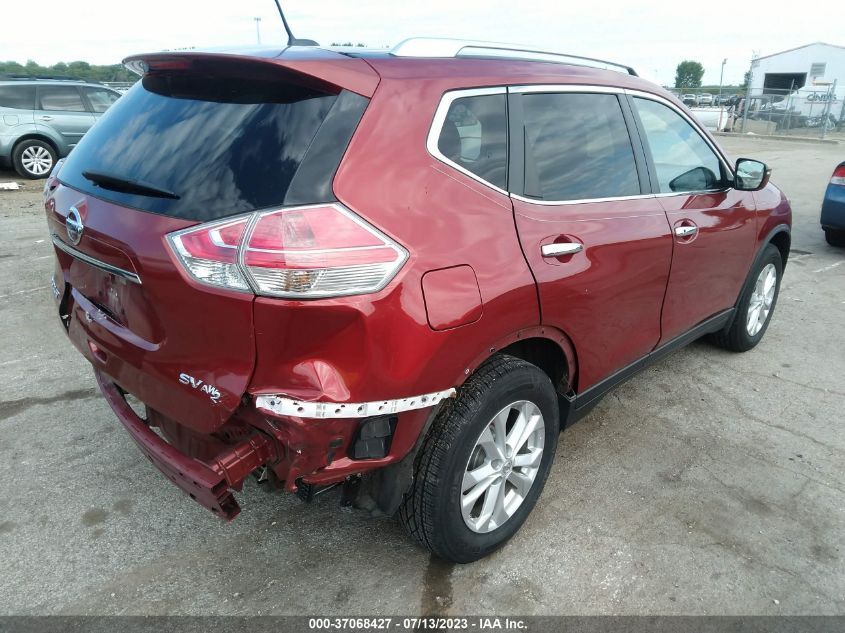 2016 NISSAN ROGUE SV - KNMAT2MV3GP592914