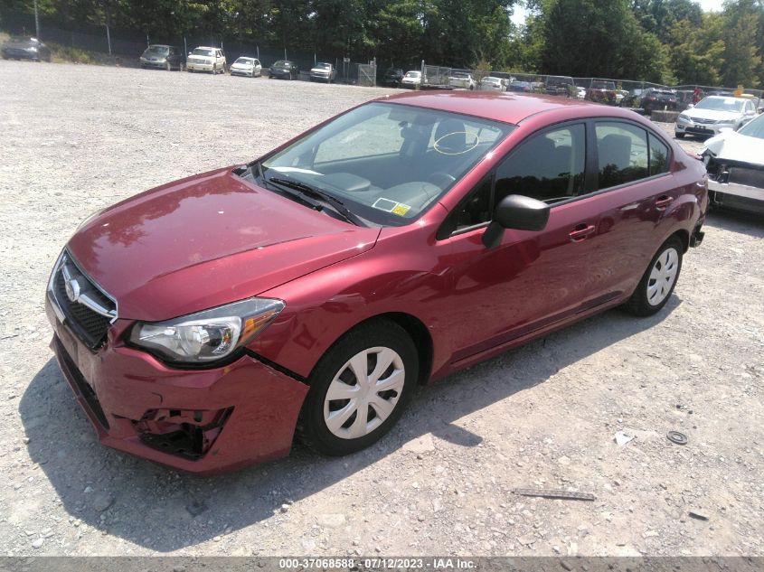 2016 SUBARU IMPREZA SEDAN - JF1GJAA65GH005488