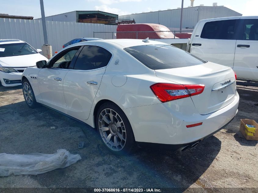 2017 MASERATI GHIBLI ZAM57XSA8H1251446