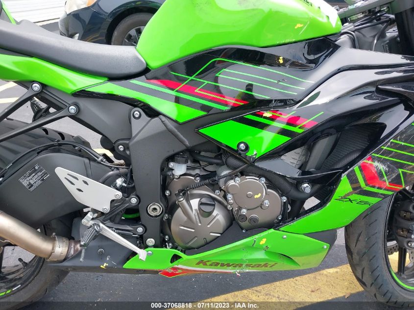 2023 KAWASAKI ZX636 K JKBZXJG12PA022423