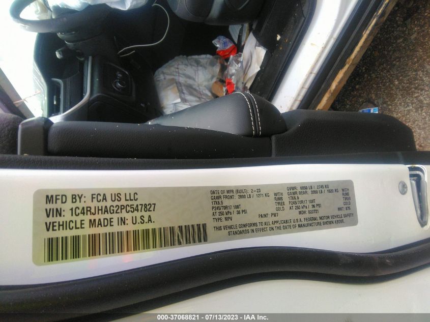 2023 JEEP GRAND CHEROKEE LAREDO - 1C4RJHAG2PC547827