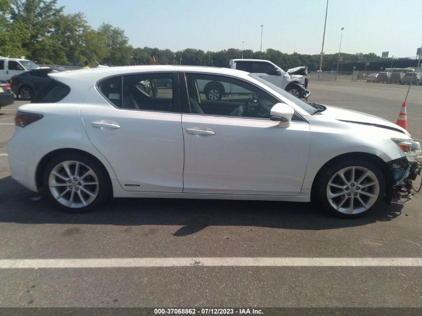 2013 LEXUS CT 200H HYBRID - JTHKD5BH1D2166694