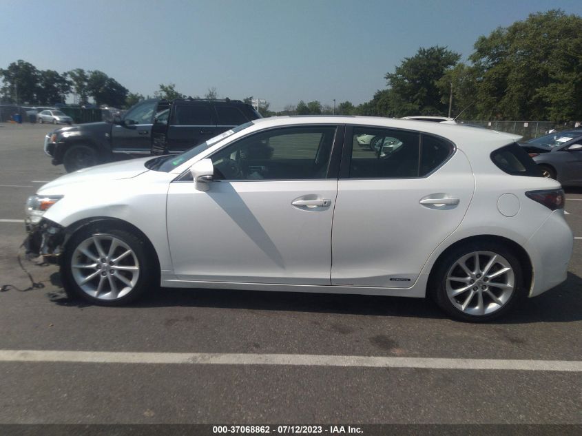 2013 LEXUS CT 200H HYBRID - JTHKD5BH1D2166694