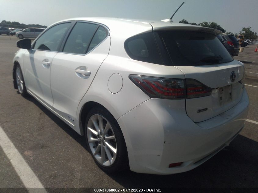 2013 LEXUS CT 200H HYBRID - JTHKD5BH1D2166694