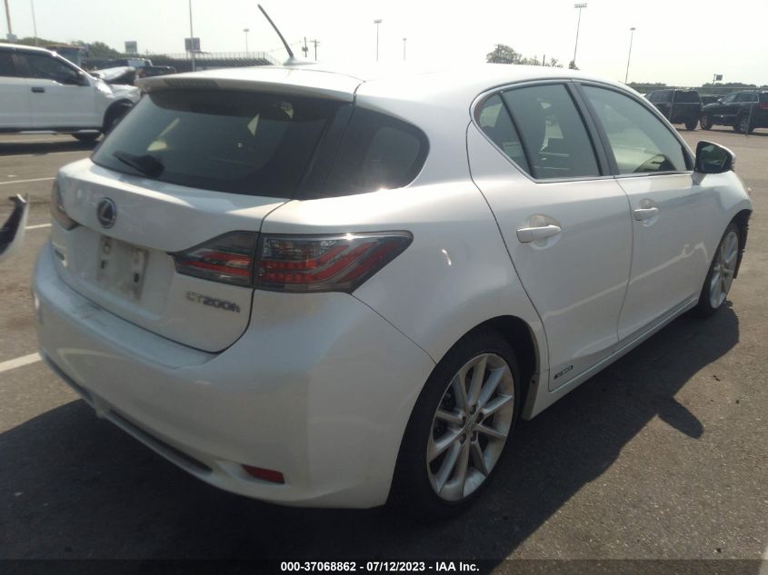 2013 LEXUS CT 200H HYBRID - JTHKD5BH1D2166694