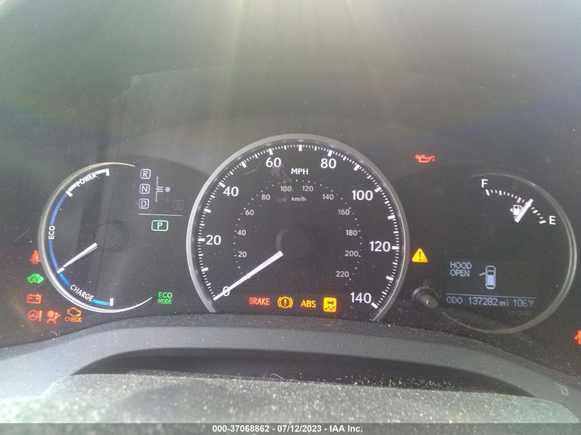 2013 LEXUS CT 200H HYBRID - JTHKD5BH1D2166694