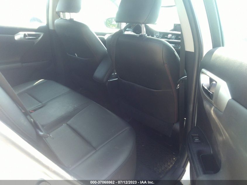 2013 LEXUS CT 200H HYBRID - JTHKD5BH1D2166694