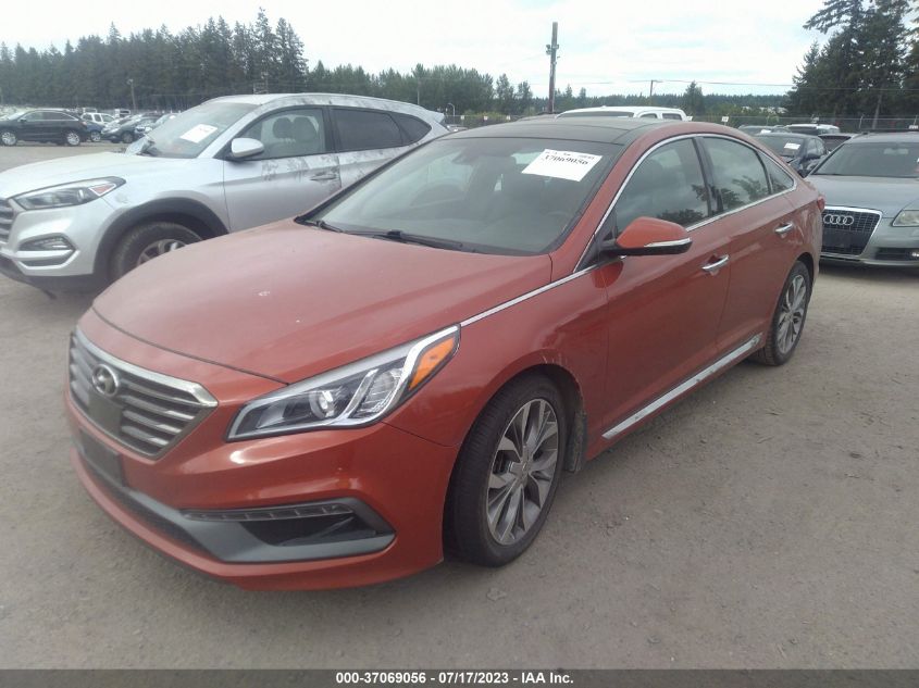 2015 HYUNDAI SONATA 2.0T LIMITED - 5NPE34AB4FH189493