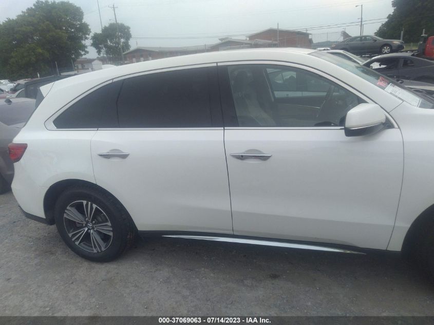 2017 ACURA MDX - 5FRYD3H31HB012662