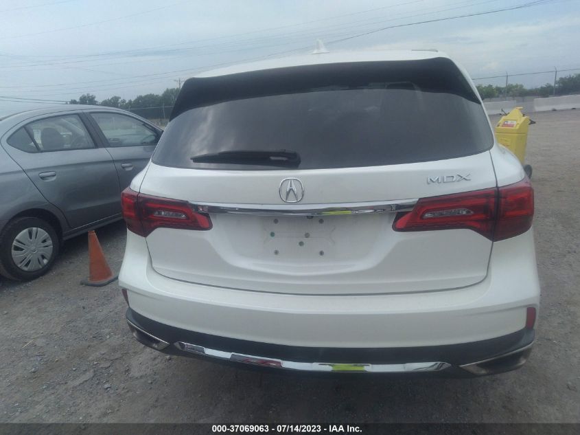 2017 ACURA MDX - 5FRYD3H31HB012662