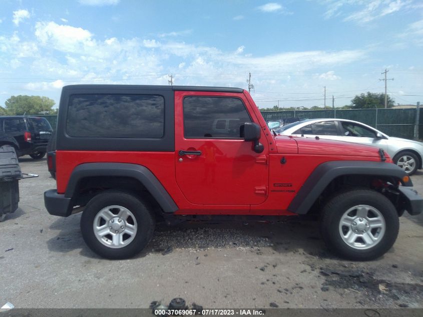 2018 JEEP WRANGLER JK SPORT - 1C4AJWAG7JL898337