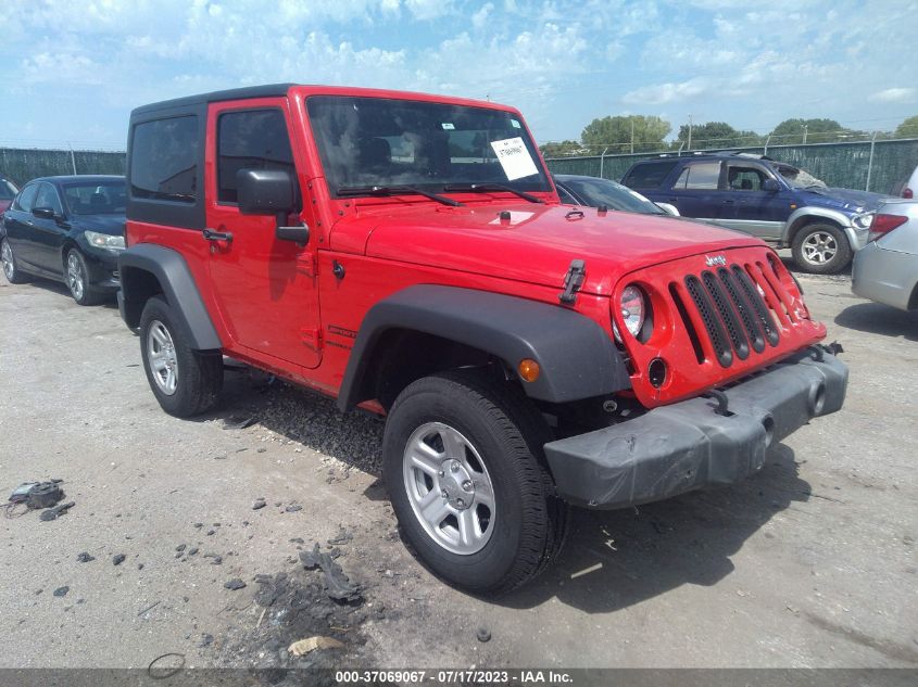 2018 JEEP WRANGLER JK SPORT - 1C4AJWAG7JL898337