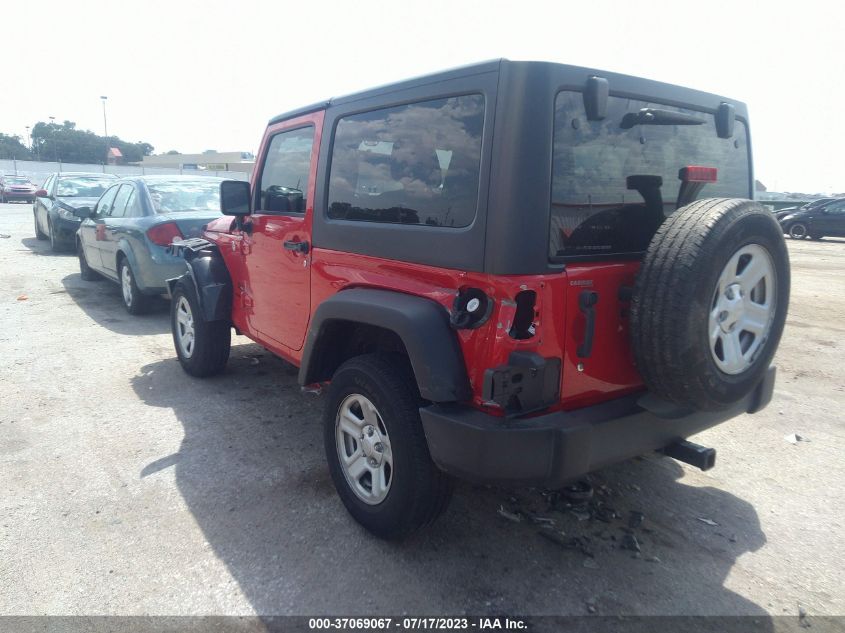 2018 JEEP WRANGLER JK SPORT - 1C4AJWAG7JL898337